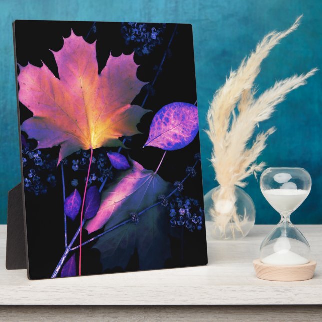 Plaque Photo Autumn Leaves (Côté)