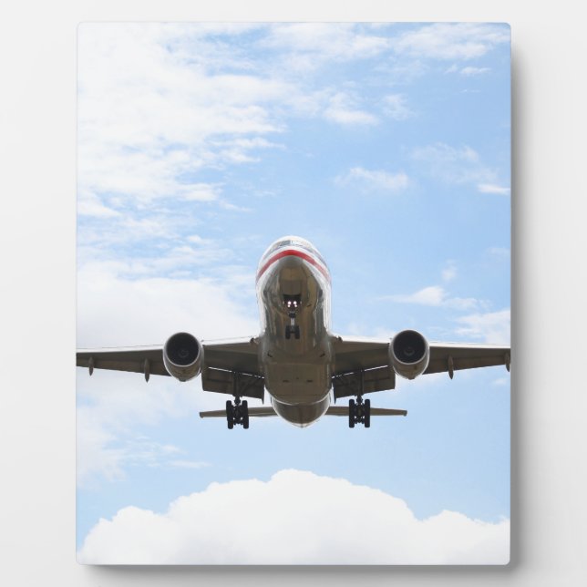 Plaque Photo Avion à passagers (Devant)