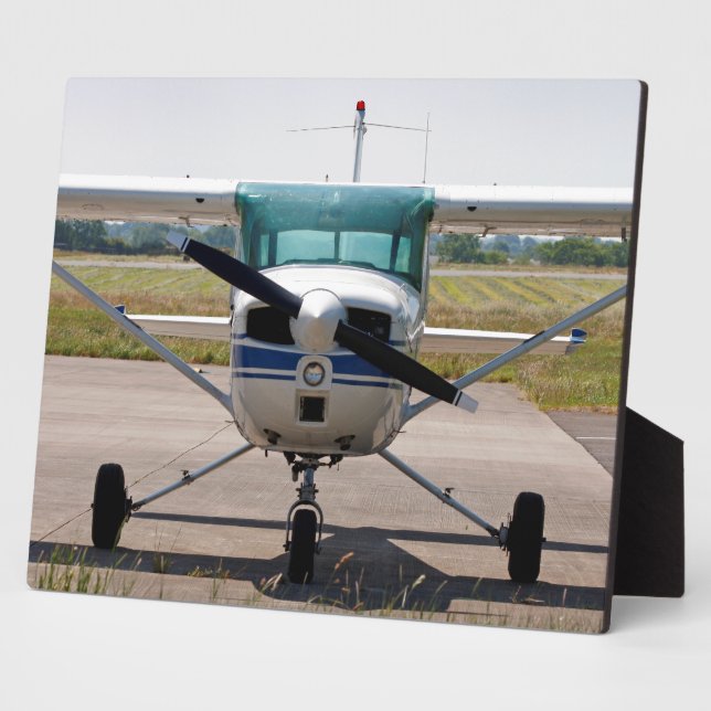 Plaque Photo Avion léger Cessna (Côté)