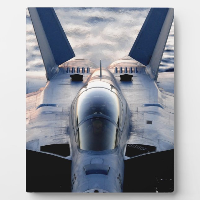 Plaque Photo Avion militaire (Devant)