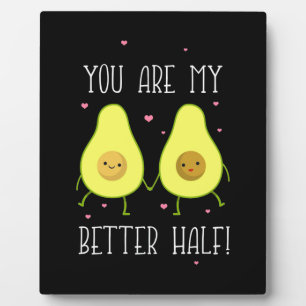 Plaque Photo Avocado Tu Es Ma Meilleure Moitié