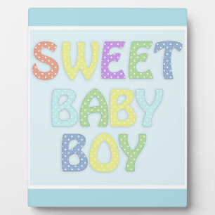Plaque Photo Baby Boy