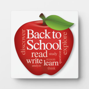 Plaque Photo Back to school