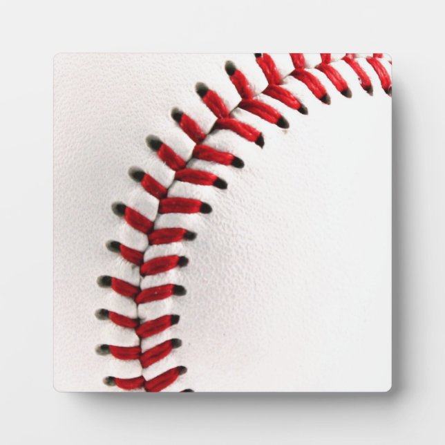 Plaque Photo Bal de baseball original (Devant)