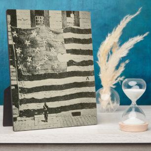 Plaque Photo Bannière étoilée : le drapeau américain en exposit