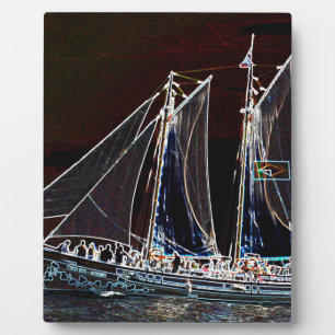 Plaque Photo Bateau à voile - Photo Abstraite