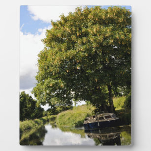 Plaque Photo Bateaux de canal