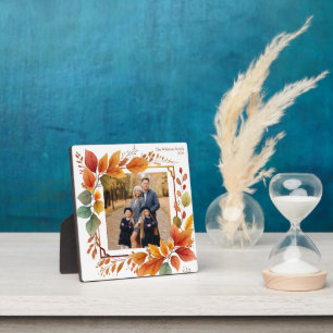 Plaque Photo Beau feuillage Automne Photo Thanksgiving