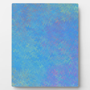 Plaque Photo Beau papier bleu marbré