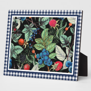 Plaque Photo Berries Medley sur Country En vichy