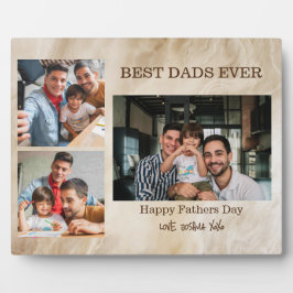Plaque Photo Best Dads Ever 3 Fête des pères photo Cadeau