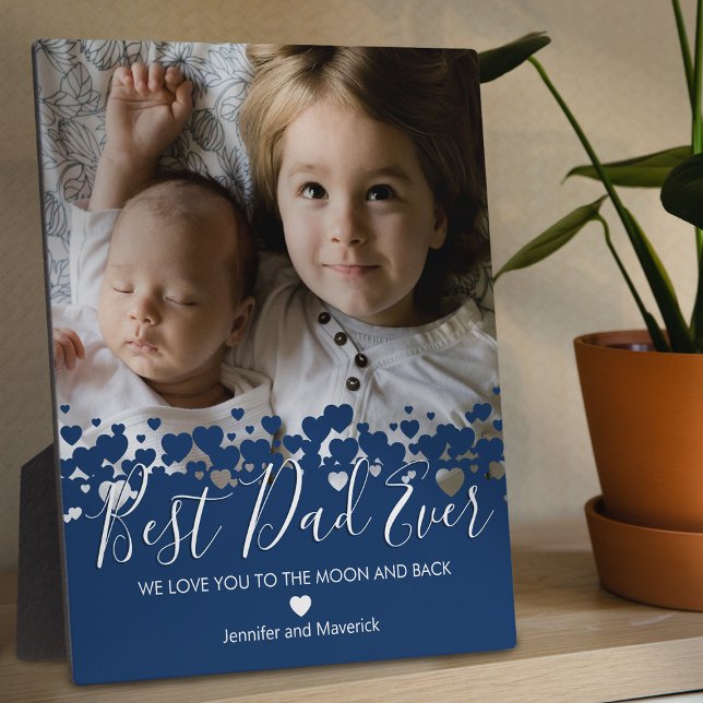Plaque photo Best Papa Ever (Créateur téléchargé)