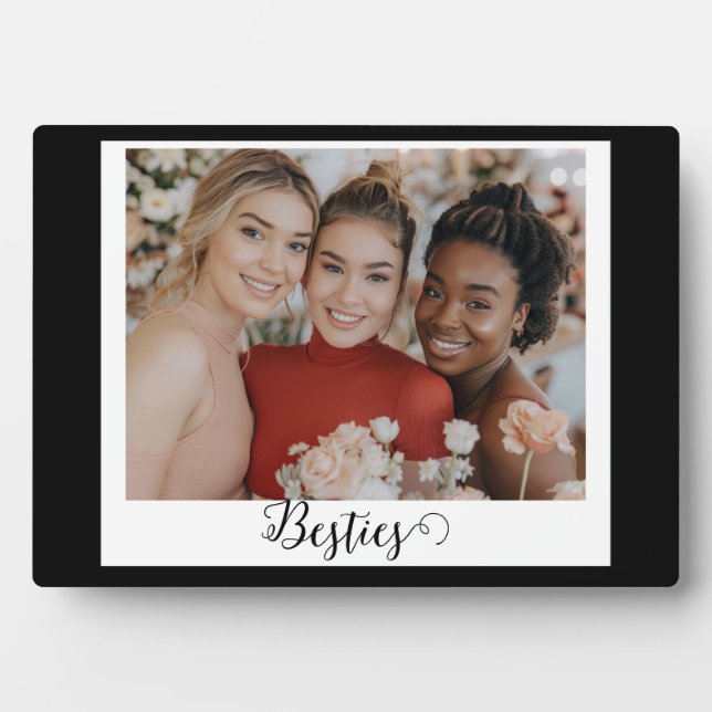 Plaque Photo Besties Meilleures photos d'amis (Devant)