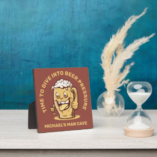 Plaque Photo Bière de texte personnalisé amusante