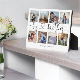 Plaque Photo Big Brother Script Brothers Cadeau photo Collage
