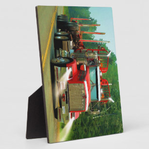 Plaque Photo Big Truck and Highway Art pour les amateurs de cam