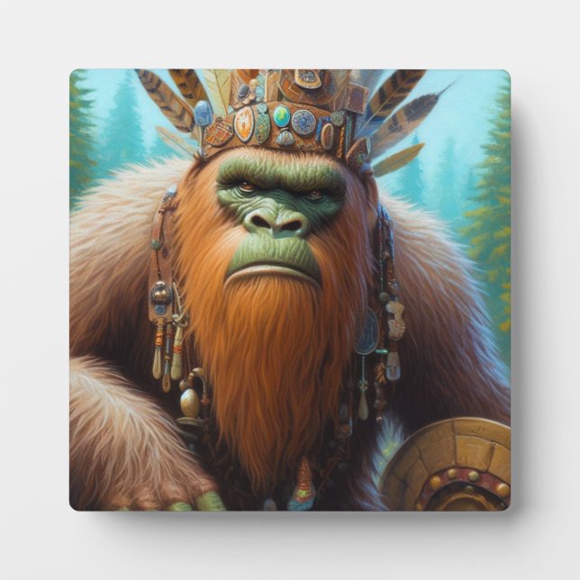 Plaque Photo Bigfoot Eco Warrior (Devant)