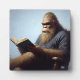 Plaque Photo Bigfoot en lecture