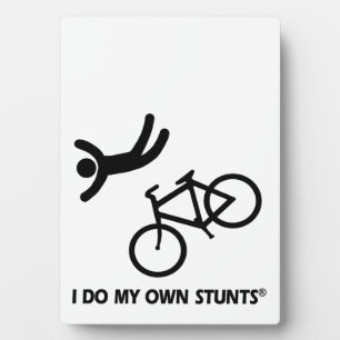 Plaque Photo Bike My Own Stunts