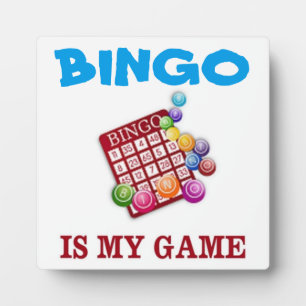 PLAQUE PHOTO BINGO EST MON JEU