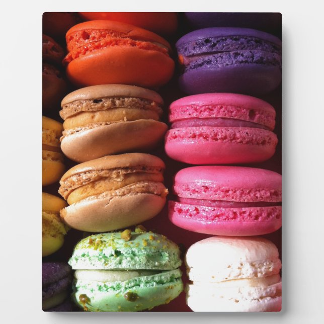 Plaque Photo biscuits macaron (Devant)