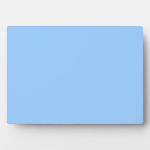 Plaque Photo Bleu clair