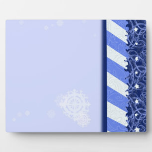 Plaque Photo Bleu d'hiver