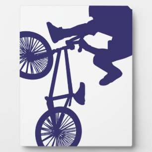 Plaque Photo BMX Biker