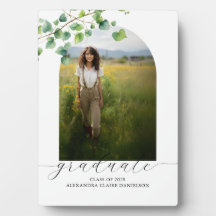 Boho Arch Ivy, Blanc Tabletop Easel