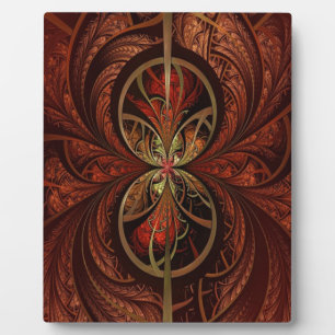 Plaque Photo Bois fractal