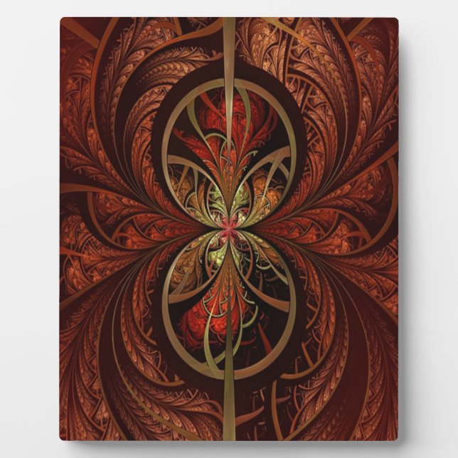 Plaque Photo Bois fractal (Devant)