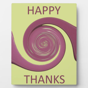Plaque Photo Bon thanksgiving Texte Art Design.