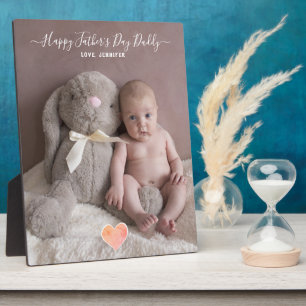 Plaque Photo Bonne Fête des pères papa bébé photo