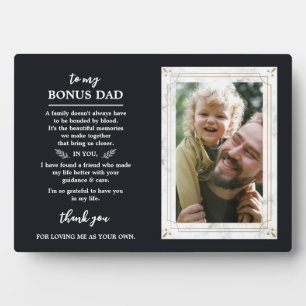 Plaque Photo Bonus Papa Marbre Cadre photo Marine