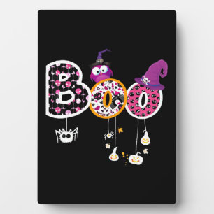 Plaque Photo Boo Halloween