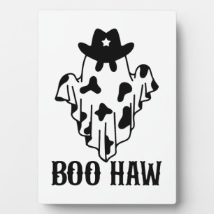 Plaque Photo Boo Haw Funny Halloween Costume Fantôme Spot Occid