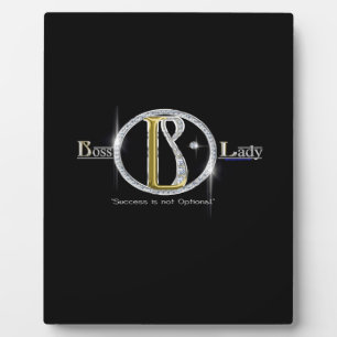 Plaque Photo Boss Lady Bling