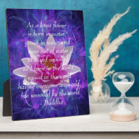 Bouddha citation Lotus flower