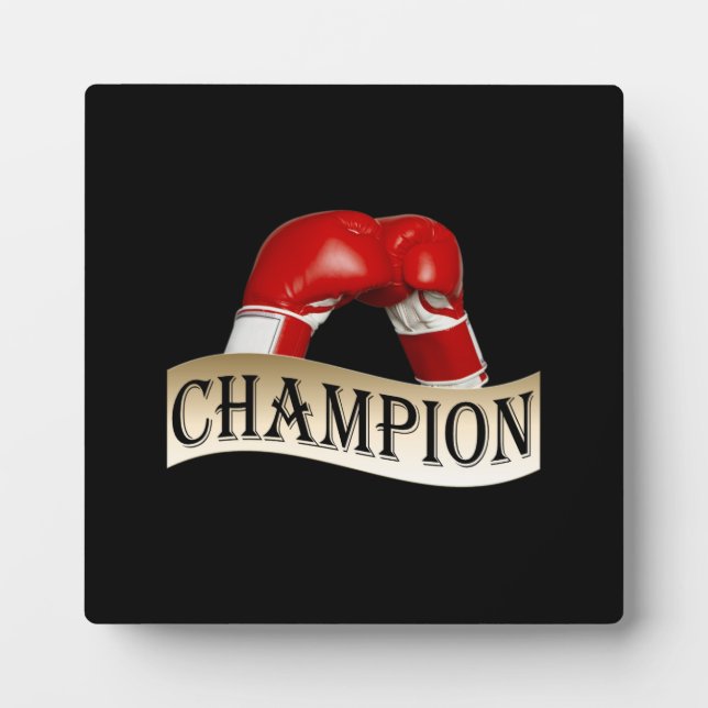 PLAQUE PHOTO BOXING (Devant)