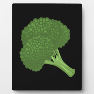 Plaque Photo Brocoli Glitch Food