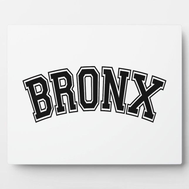 PLAQUE PHOTO BRONX (Devant)