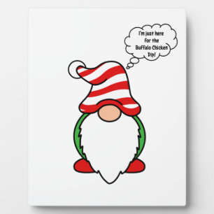 Plaque Photo Buffalo Chicken Dip Christmas Gnome
