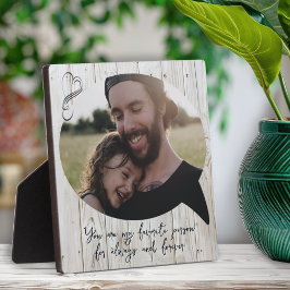 Plaque Photo Bulle de dialogue de la personne préférée de papa
