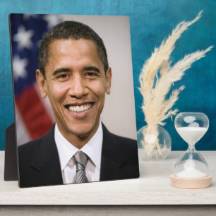 Plaque Photo Bureau du président élu Barack Obama
