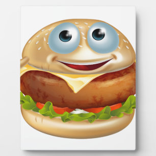 Plaque Photo Burger de dessin