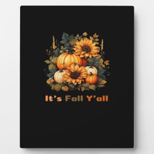Plaque Photo C’est automne Y’all, automne, automne