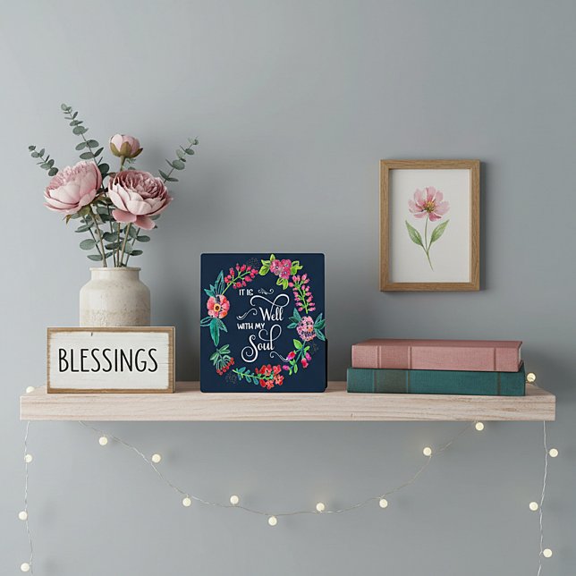 Plaque Photo Ça va bien avec mon âme (Créateur téléchargé)