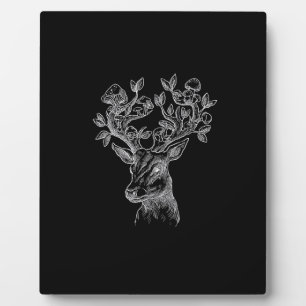 Plaque Photo Cabane Champignon de Cerf Corne Goblincore Vintag