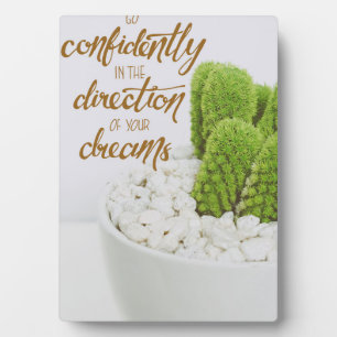 Plaque Photo Cactus Go Confidentiellement