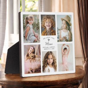 Plaque Photo Cadeau Collage Photo Mimi qu'on aime